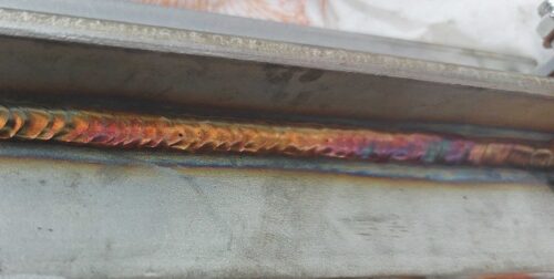 welded stainless steel and Oxidation discoloration